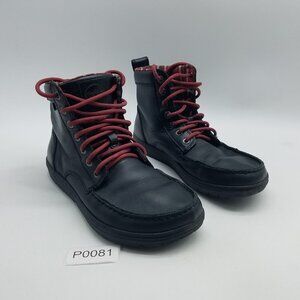 Lems Boulder Boot Leather Women's Size 8 Minimalist Hiking Casual Shoes